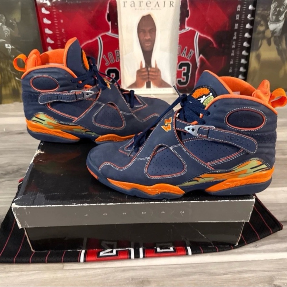 Size 11.5 - Air Jordan 8 Retro LS Pea Pods
